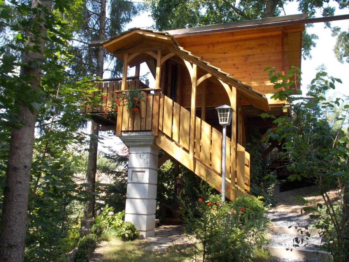 Baumhaus Wolfshoehle Fischach Екстер'єр фото