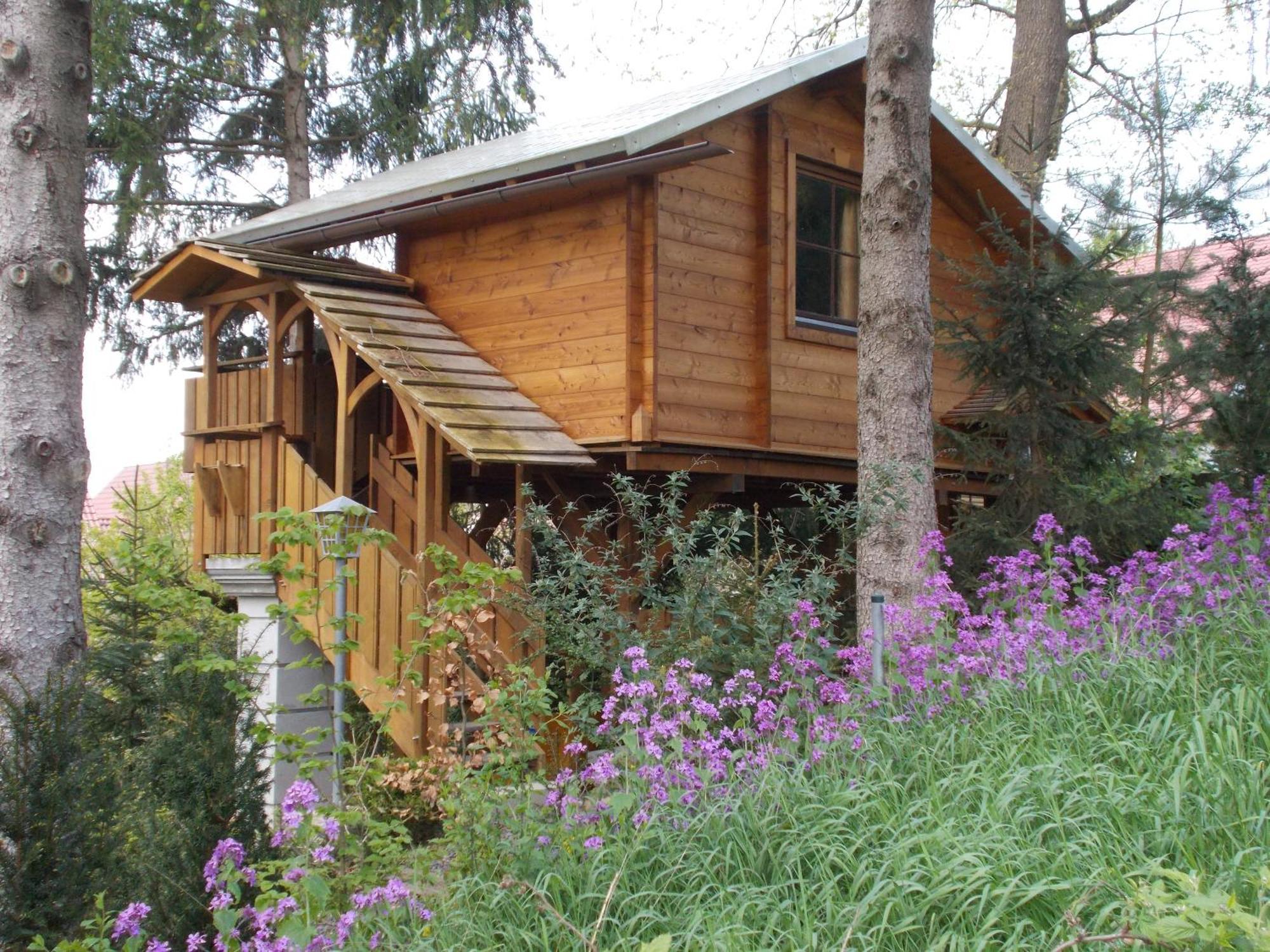 Baumhaus Wolfshoehle Fischach Екстер'єр фото